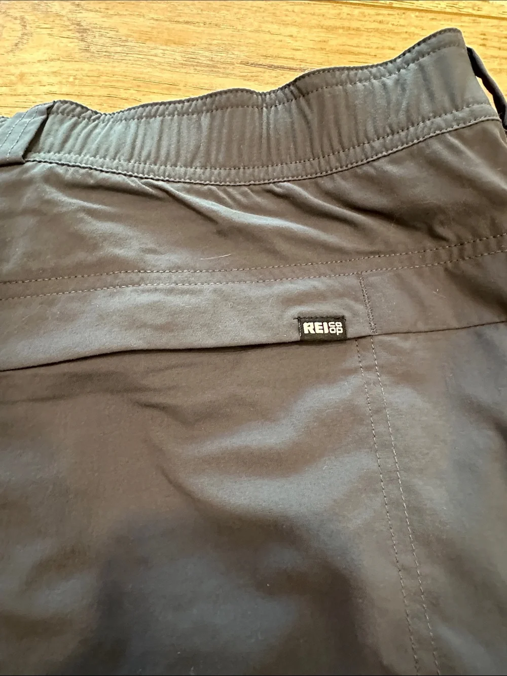 REI Men's Dark Grey Convertible Cargo Pants